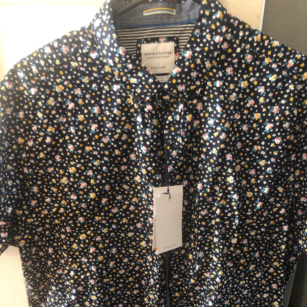 Button down collar shirt